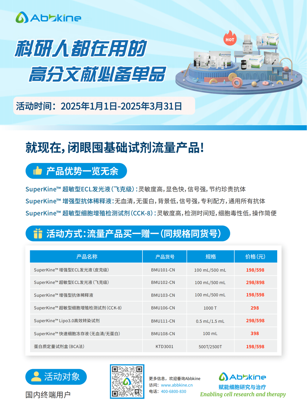 Abbkine2025-Q1流量爆款赠礼活动火爆来袭