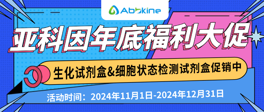 亚科因年底福利大促! 生化试剂盒&细胞状态检测试剂盒促销中