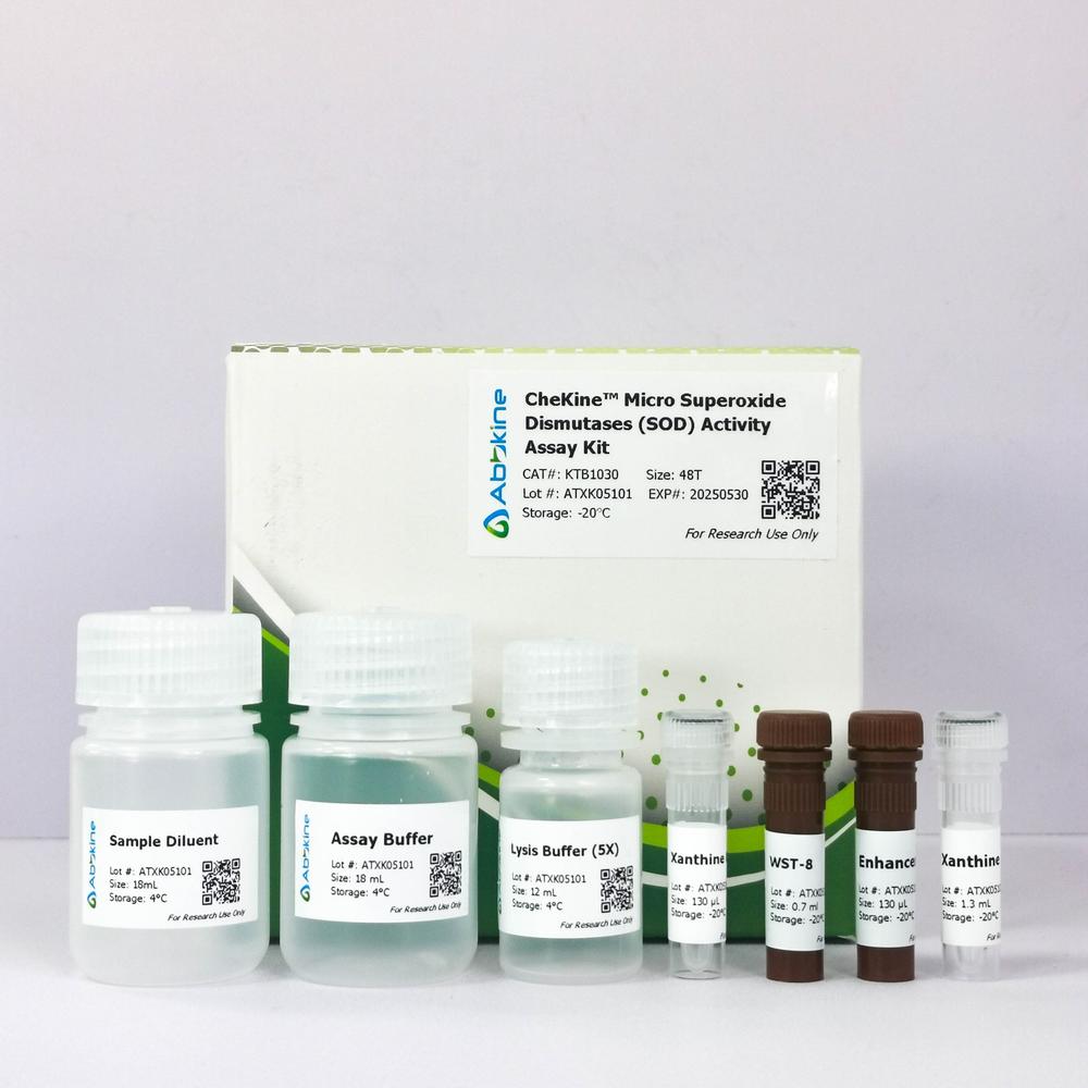 超氧化物歧化酶（SOD）活性检测试剂盒实验解决方案