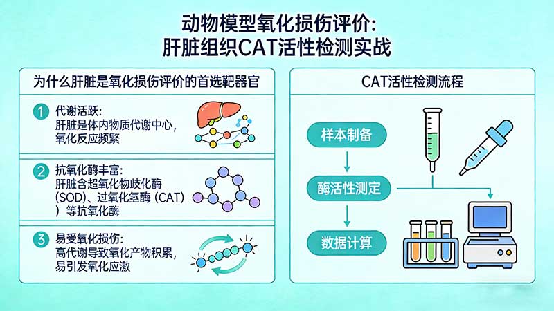 动物模型氧化损伤评价：肝脏组织CAT活性检测实战