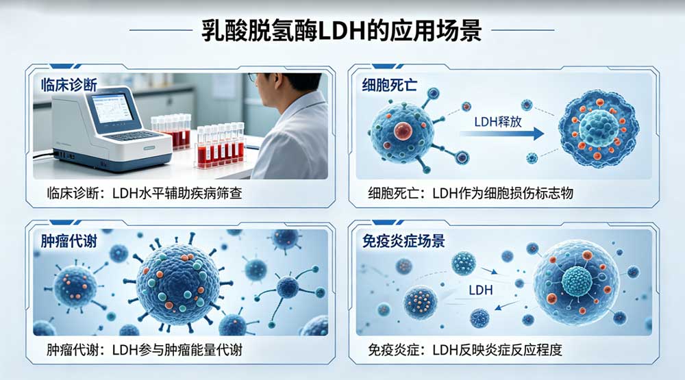 乳酸脱氢酶（LDH）在疾病诊断和科研中的应用全解析