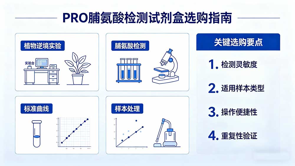 PRO脯氨酸检测试剂盒怎么选？踩过坑之后才知道这几点最重要