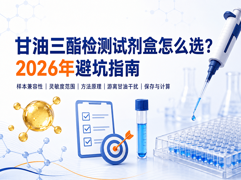 TG甘油三酯含量检测试剂盒怎么选？2026年避坑指南（附选购清单）