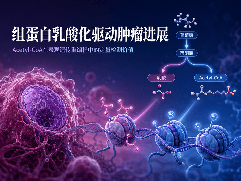 组蛋白乳酸化驱动肿瘤进展：Acetyl-CoA乙酰辅酶A在表观遗传重编程中的定量检测价值