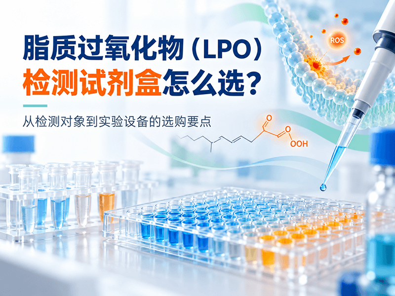 LPO脂质过氧化物检测试剂盒怎么选？从检测对象到实验设备的选购要点