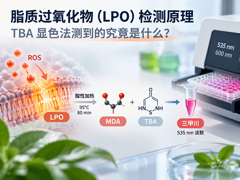 LPO脂质过氧化物检测原理：TBA显色法测到的究竟是什么？