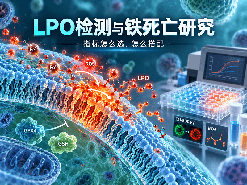 LPO脂质过氧化物检测与铁死亡研究：指标怎么选、怎么搭配