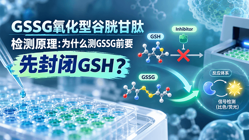 GSSG氧化型谷胱甘肽检测原理：为什么测GSSG前要先封闭GSH？