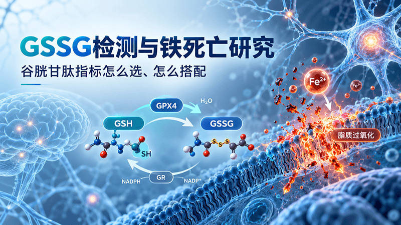 GSSG氧化型谷胱甘肽检测与铁死亡研究：谷胱甘肽指标怎么选、怎么搭配